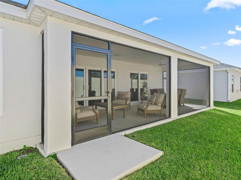 Exterior details and patio area of a home in , The Villages (Image 31).