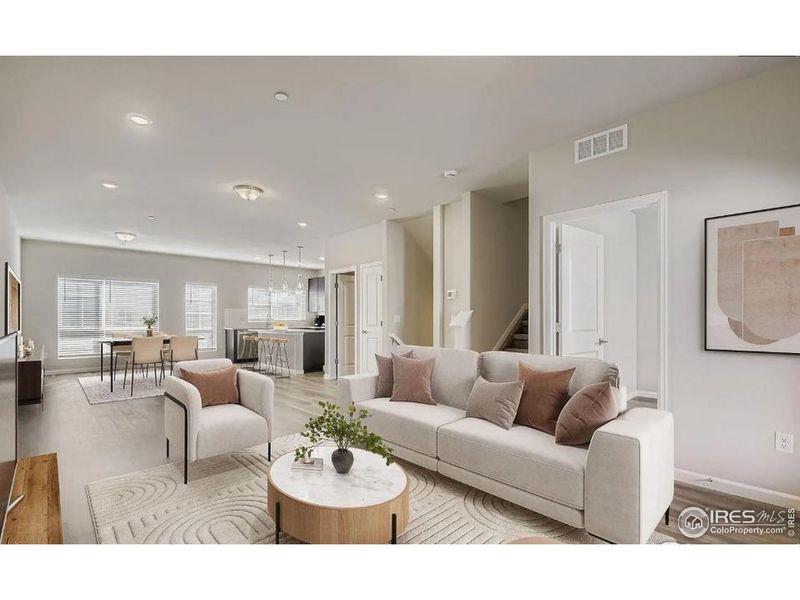 Furnished interior view inside a new home in Northfield, Fort Collins (Image 7).