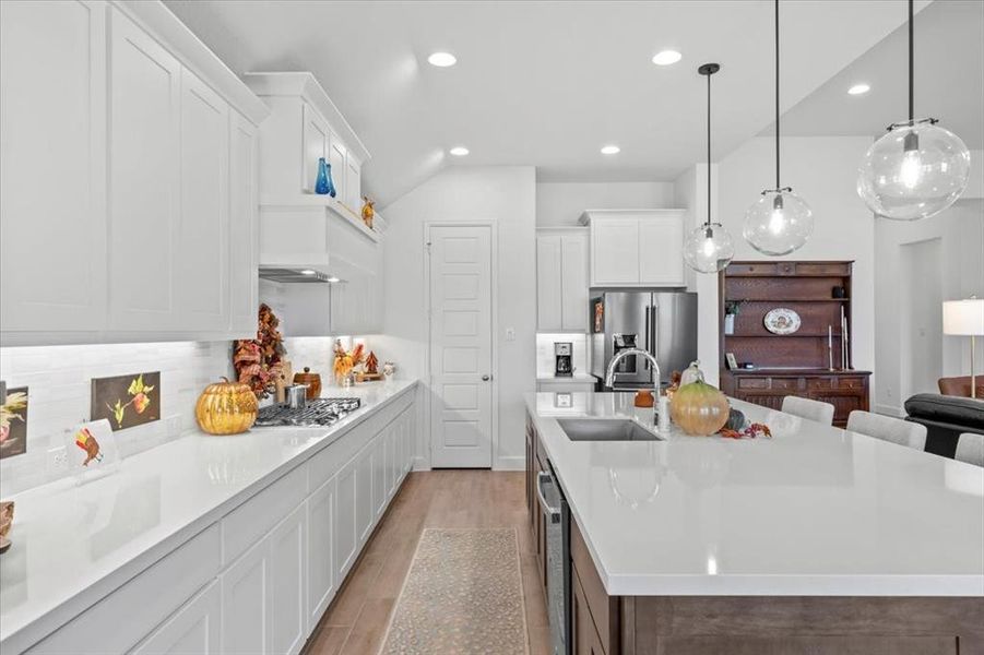 Furnished interior view inside a new home in North Sky 65', Celina (Image 4). Furnished interior view inside a new home in North Sky 65', Celina (Image 4).