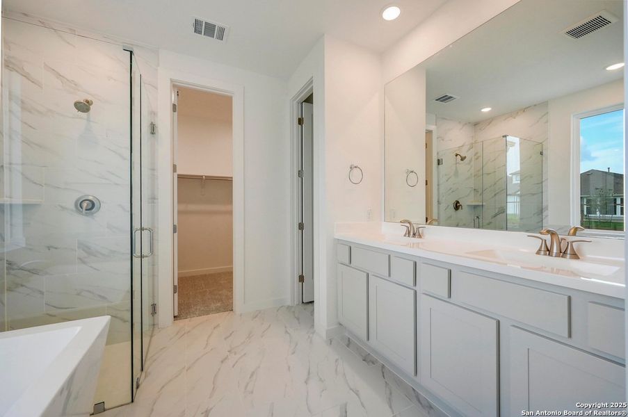 Furnished interior view inside a new home in The Crossvine, Schertz (Image 4).