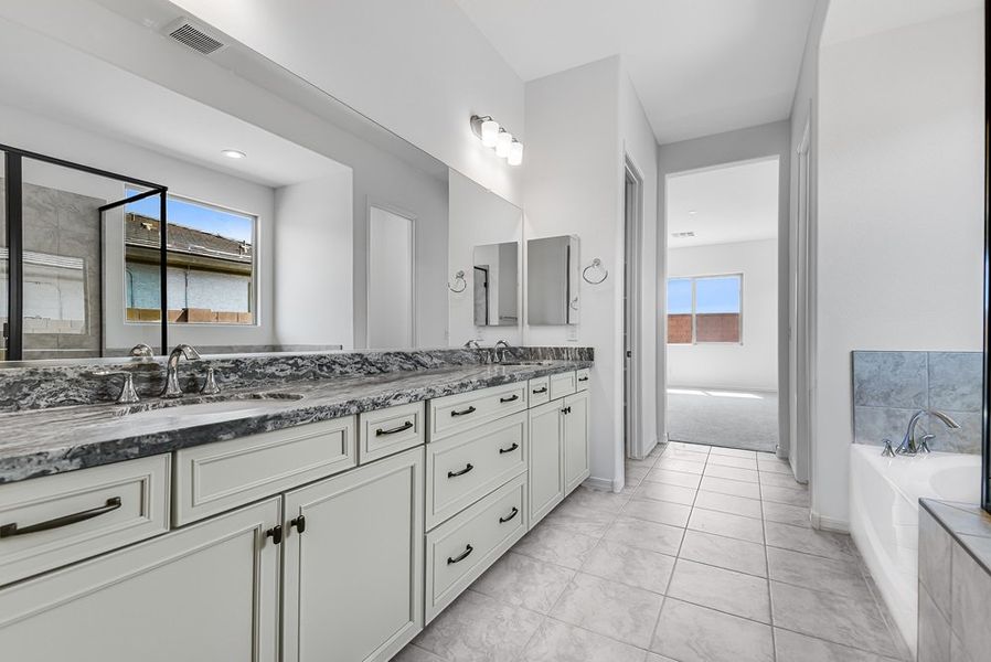 Furnished interior view inside a new home in Allen Ranches, Litchfield Park (Image 14). Furnished interior view inside a new home in Allen Ranches, Litchfield Park (Image 14).