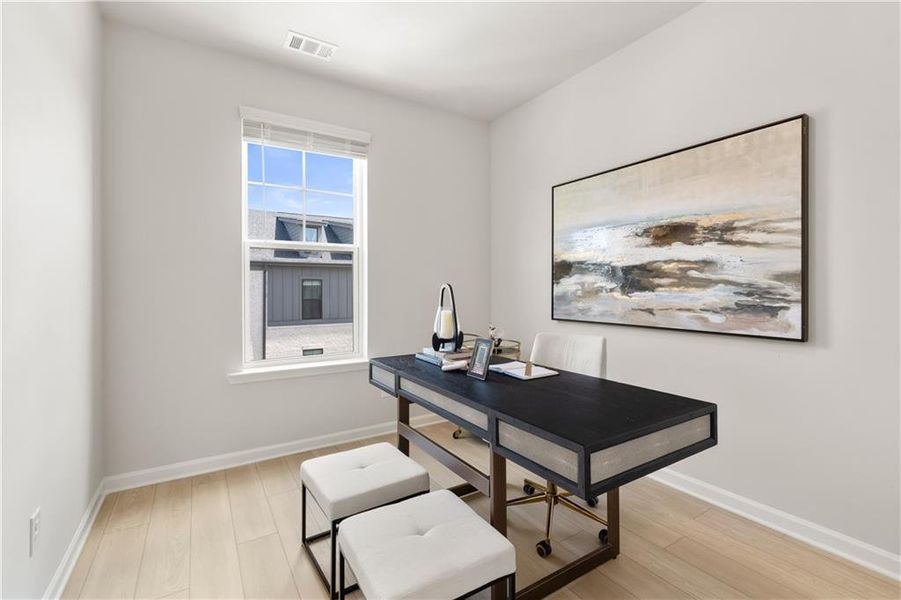 Furnished interior view inside a new home in Silverock, McDonough (Image 45).