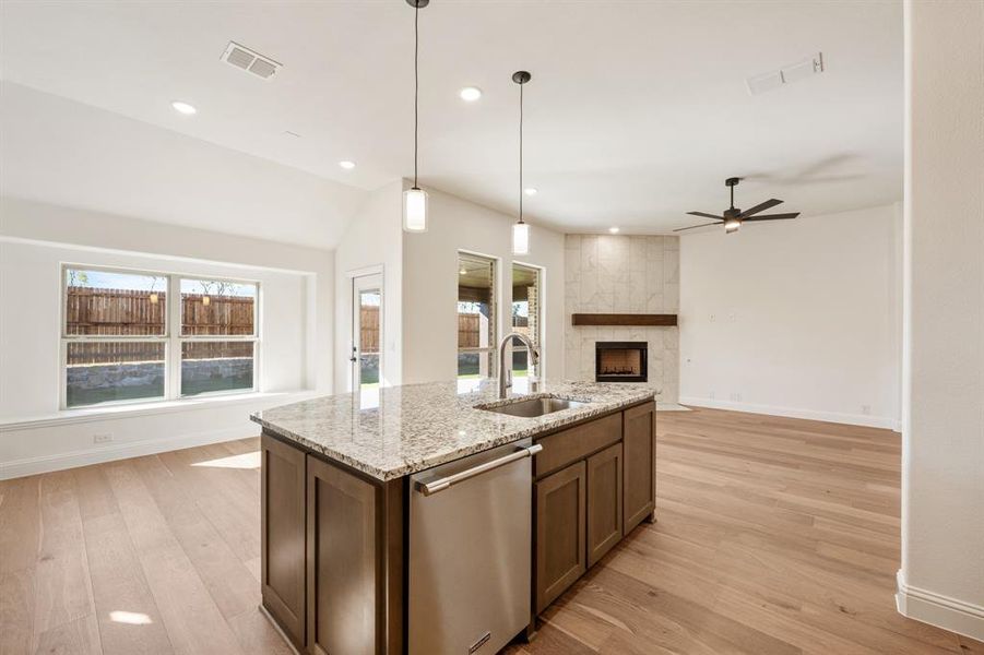 Furnished interior view inside a new home in Bear Creek Classic 60, Lavon (Image 6). Furnished interior view inside a new home in Bear Creek Classic 60, Lavon (Image 6).
