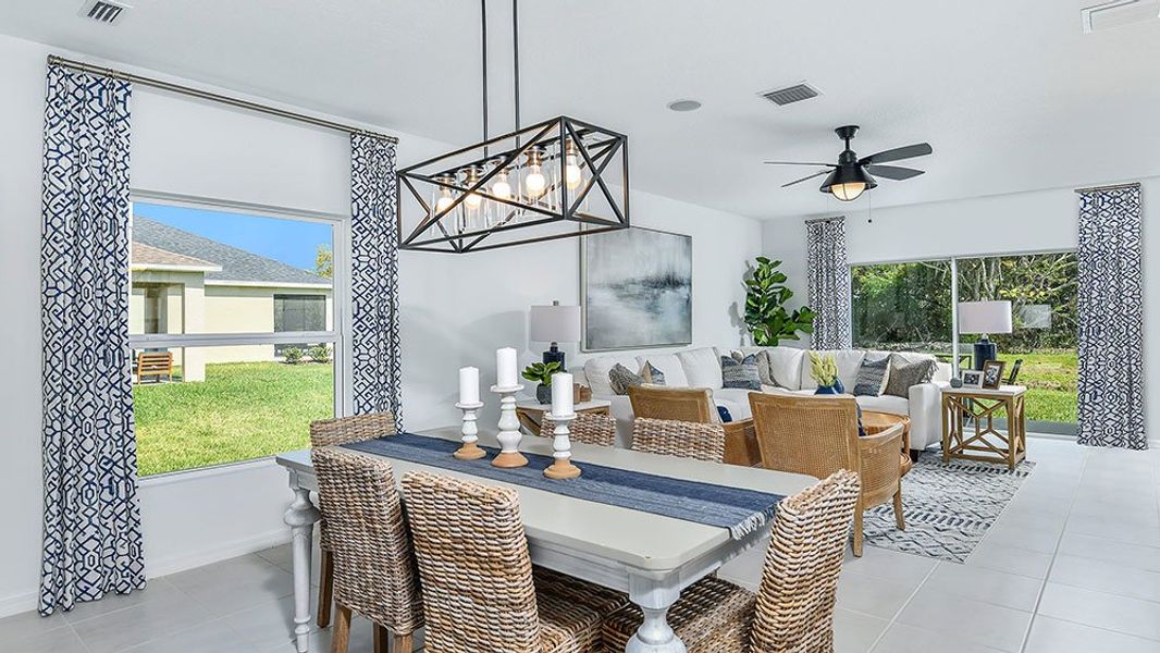 Furnished interior view inside a new home in Palm Wind, Hudson (Image 9).