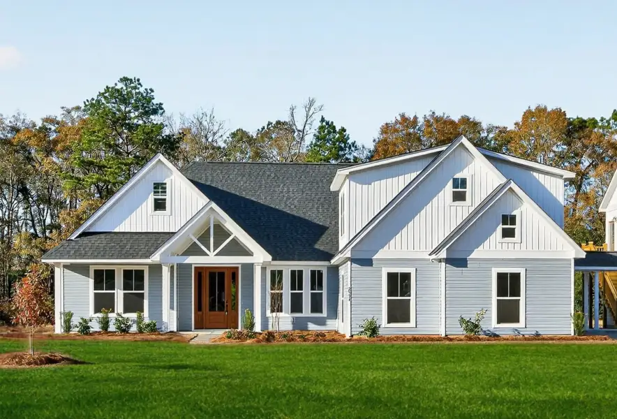 Representative exterior photo of a completed home built from the Beckham by Hunter Quinn Homes in Church Creek Reserve, Johns Island, SC (Image 19).