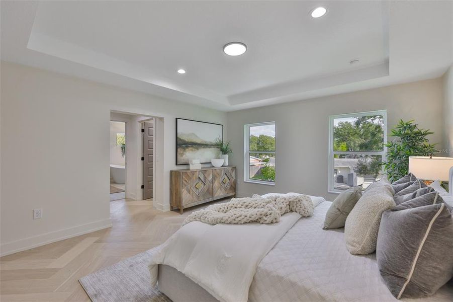 Furnished interior view inside a new home in , Tampa (Image 44). Furnished interior view inside a new home in , Tampa (Image 44).