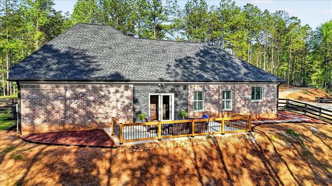 Exterior details and patio area of a home in , Talking Rock (Image 36).