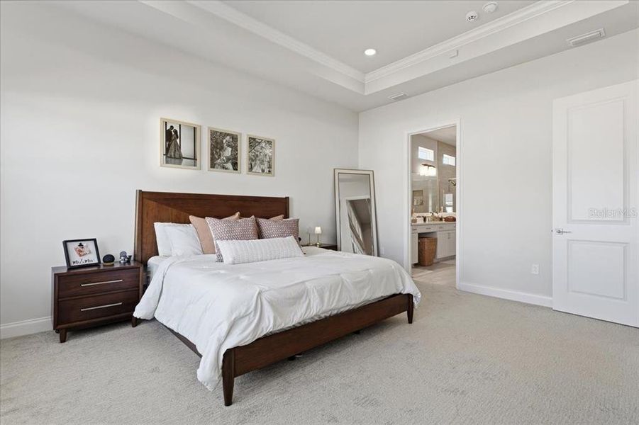 Furnished interior view inside a new home in Oakmont, Gainesville (Image 25). Furnished interior view inside a new home in Oakmont, Gainesville (Image 25).