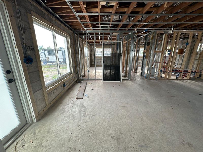 In-progress construction of a new home in , Pompano Beach, FL (Image 8).