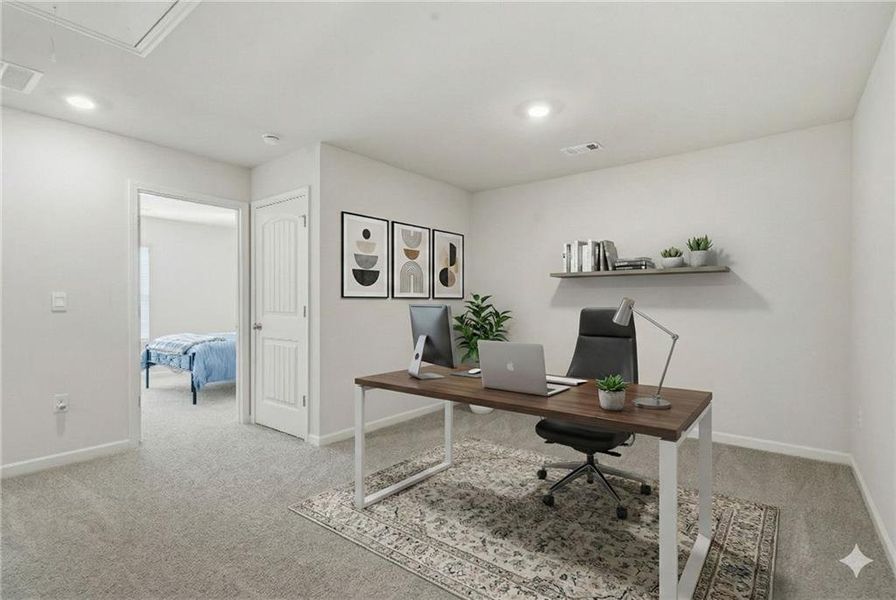 Furnished interior view inside a new home in , Dahlonega (Image 12). Furnished interior view inside a new home in , Dahlonega (Image 12).