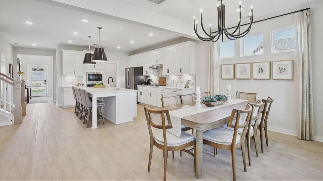 Furnished interior view inside a new home in Cottages of Bearwood, Mount Pleasant (Image 12).