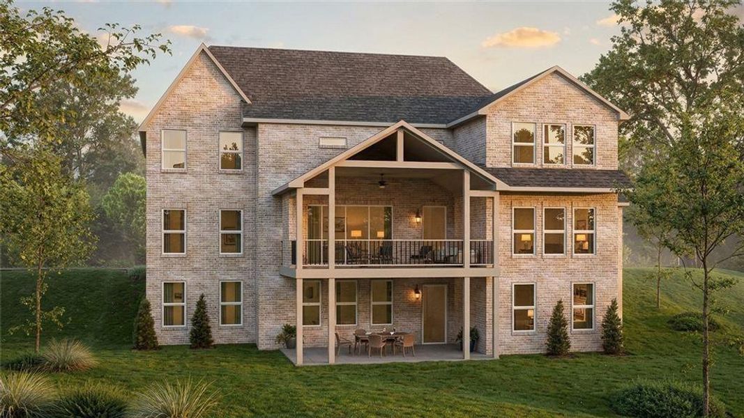 Exterior details and patio area of a home in , Bogart (Image 3).