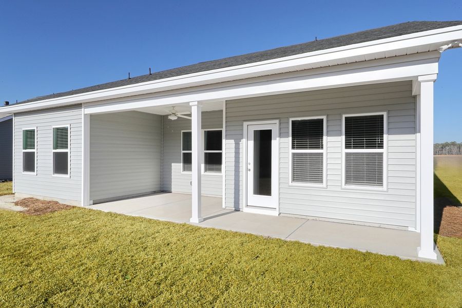 Exterior details and patio area of a home in Garden Grove, Conway (Image 4). Exterior details and patio area of a home in Garden Grove, Conway (Image 4).