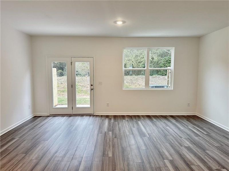 Spacious, unfurnished interior of a new home in Villas at Cassville, Cartersville (Image 19). Spacious, unfurnished interior of a new home in Villas at Cassville, Cartersville (Image 19).