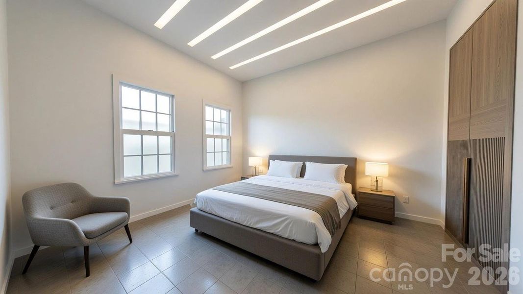 Furnished interior view inside a new home in , Lenoir (Image 9).