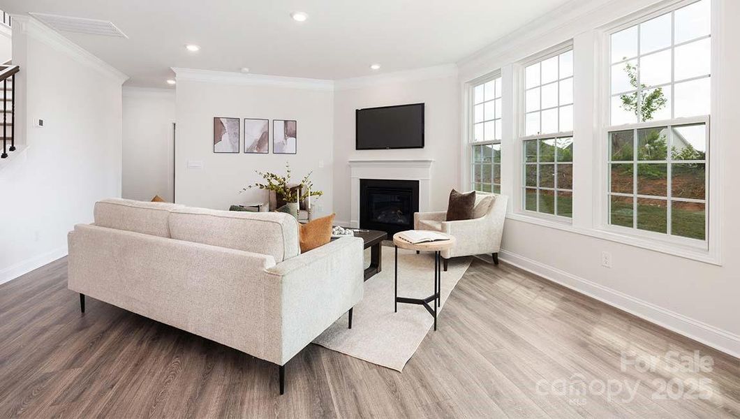 Furnished interior view inside a new home in Falls Cove, Troutman (Image 12).