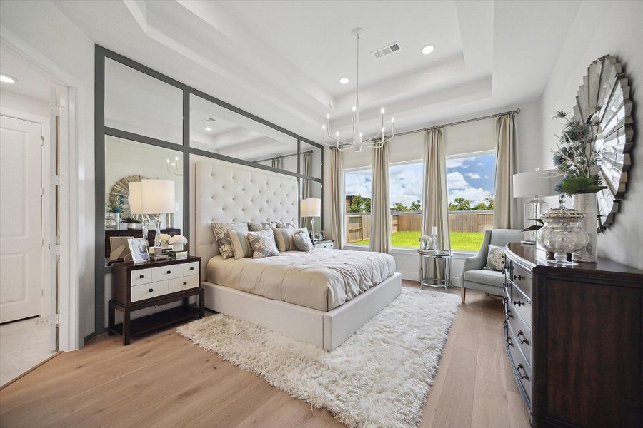 Representative furnished interior of a home built from the The Carter Z by Westin Homes in The Woodlands Hills – 65', Willis (Image 19).