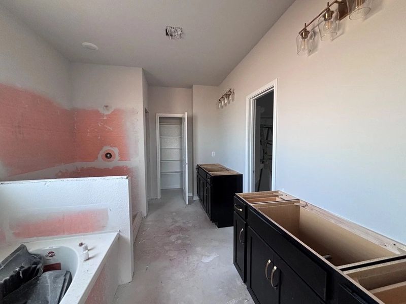 In-progress construction of a new home in The Colony, Bastrop, TX (Image 19).