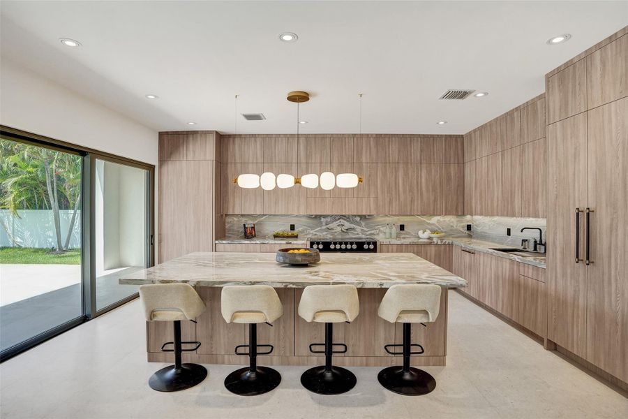 Furnished interior view inside a new home in , Lighthouse Point (Image 13).