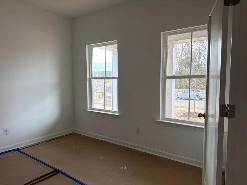 In-progress construction of a new home in Rowland's Grant, Fuquay Varina, NC (Image 9).