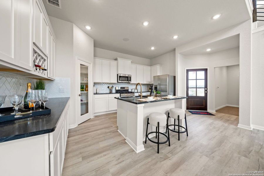 Furnished interior view inside a new home in Applewhite Meadows, San Antonio (Image 37). Furnished interior view inside a new home in Applewhite Meadows, San Antonio (Image 37).
