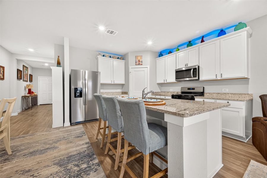 Furnished interior view inside a new home in Lexington Heights, Willis (Image 14).