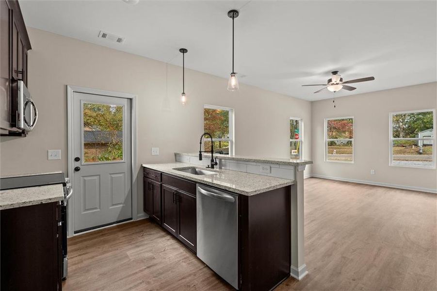 Furnished interior view inside a new home in , Carrollton (Image 11).