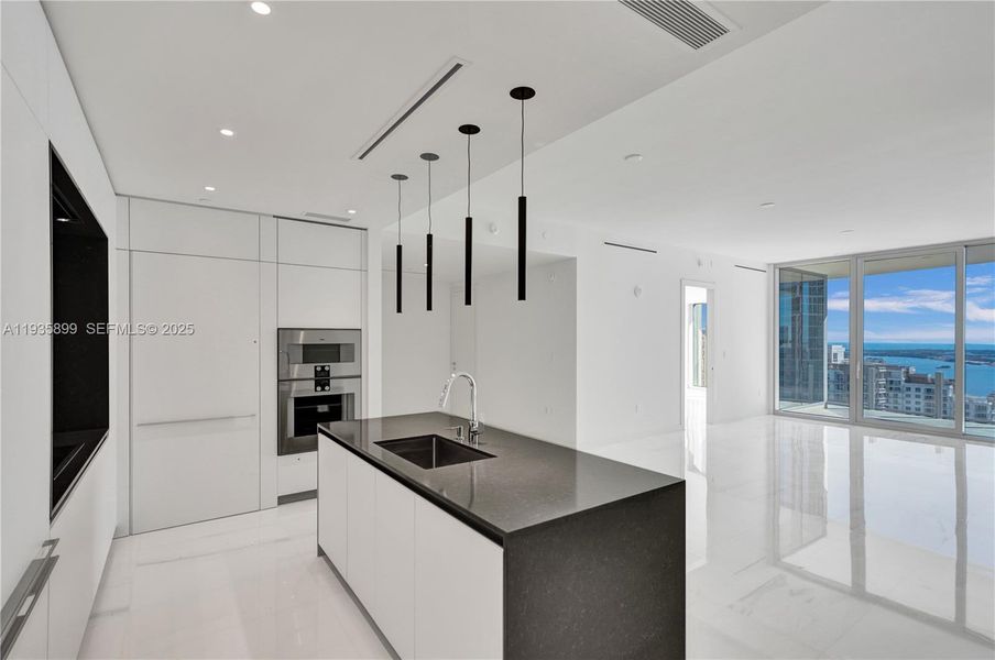 Furnished interior view inside a new home in , Miami (Image 8).