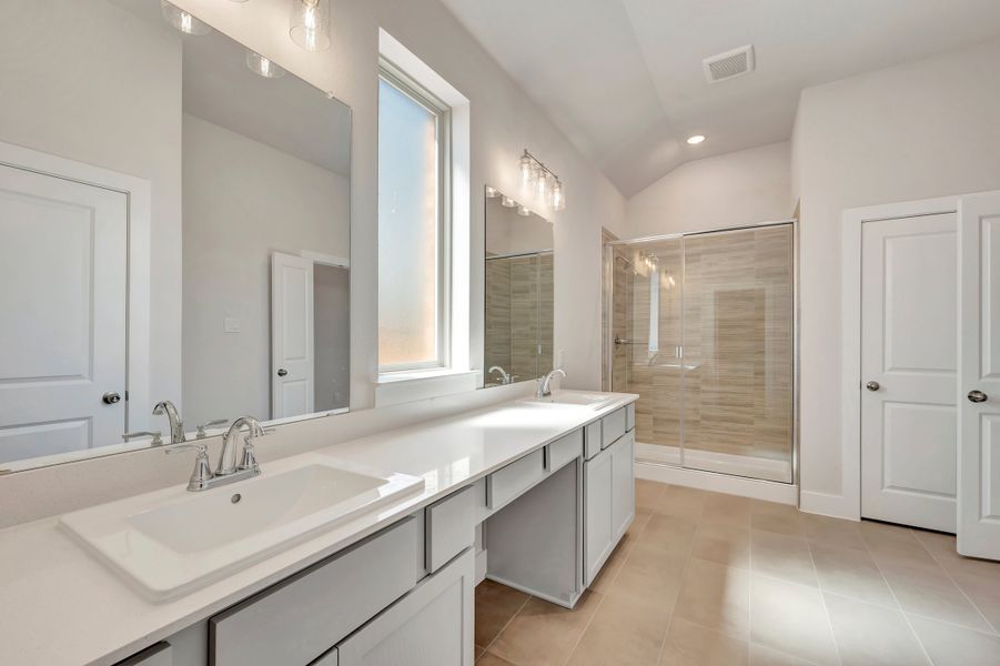 Furnished interior view inside a new home in The Meadows, Denton (Image 6).