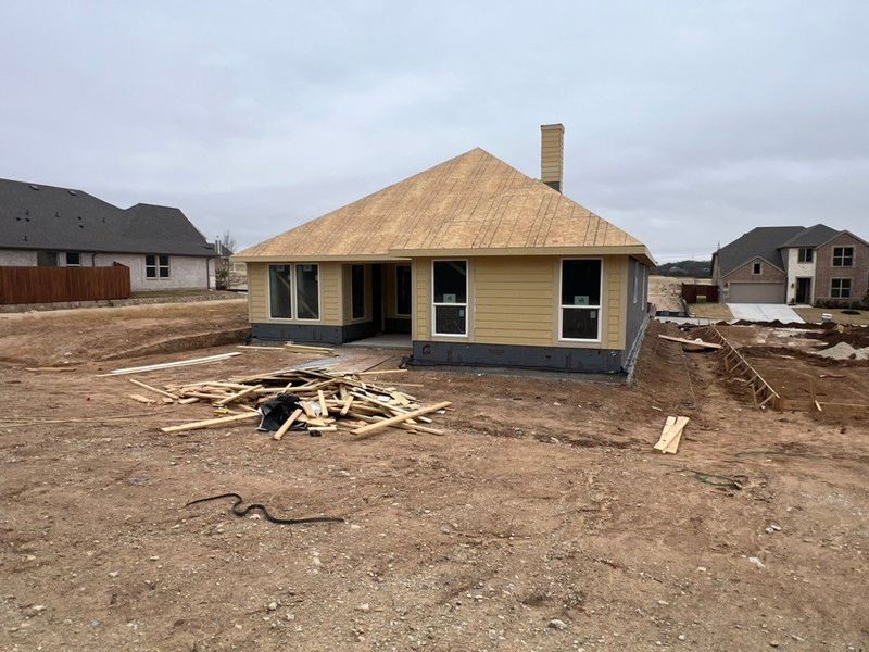 In-progress construction of a new home in Waterford Park, Weatherford, TX (Image 11). In-progress construction of a new home in Waterford Park, Weatherford, TX (Image 11).