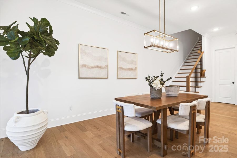 Furnished interior view inside a new home in , Charlotte (Image 28). Furnished interior view inside a new home in , Charlotte (Image 28).