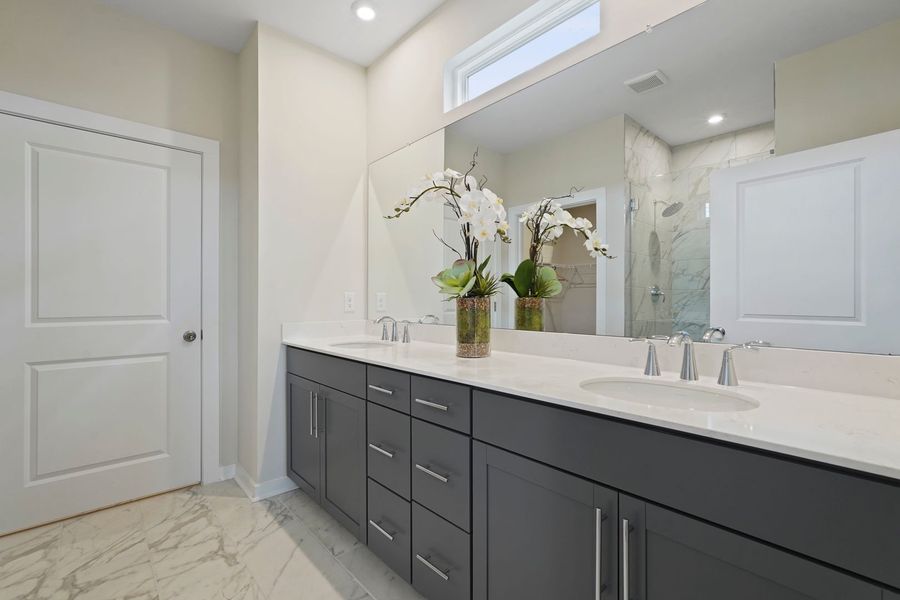 Furnished interior view inside a new home in Pinewood, Leland (Image 24).