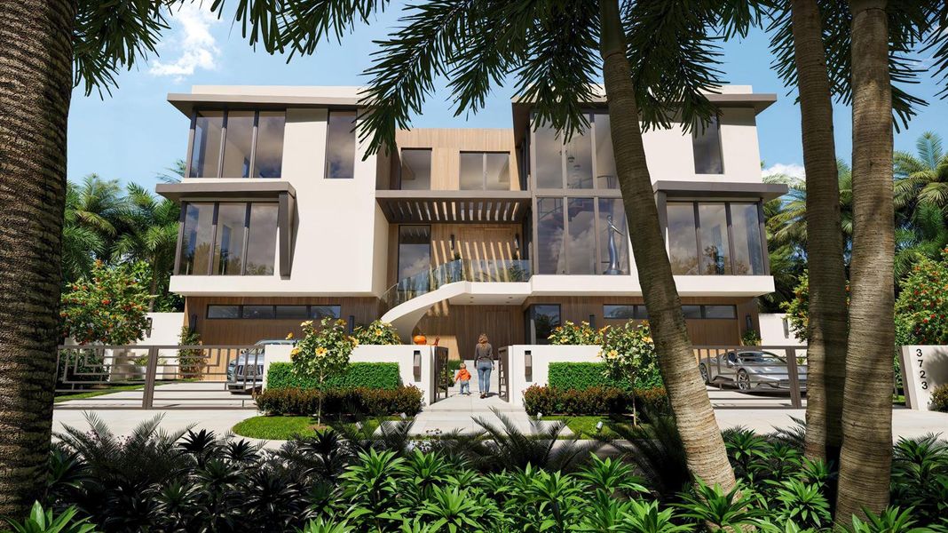 3723 S Ocean Blvd Front Rendering 3723 S Ocean Blvd Front Rendering