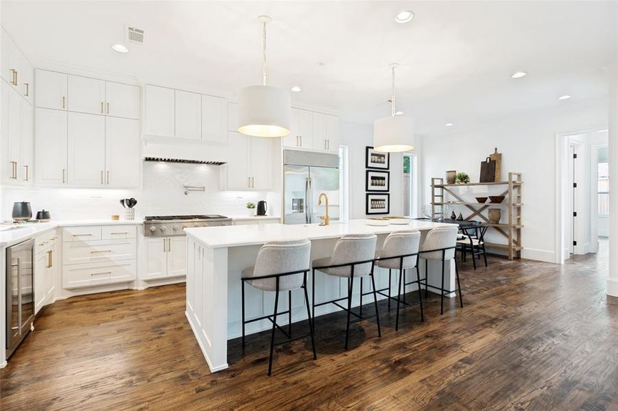 Furnished interior view inside a new home in , Dallas (Image 27).