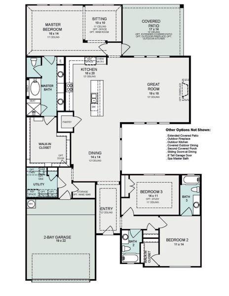 Lisbon Floor Plan Layout in Audubon 60's, Magnolia | Sitterle Homes Lisbon Floor Plan Layout in Audubon 60's, Magnolia | Sitterle Homes