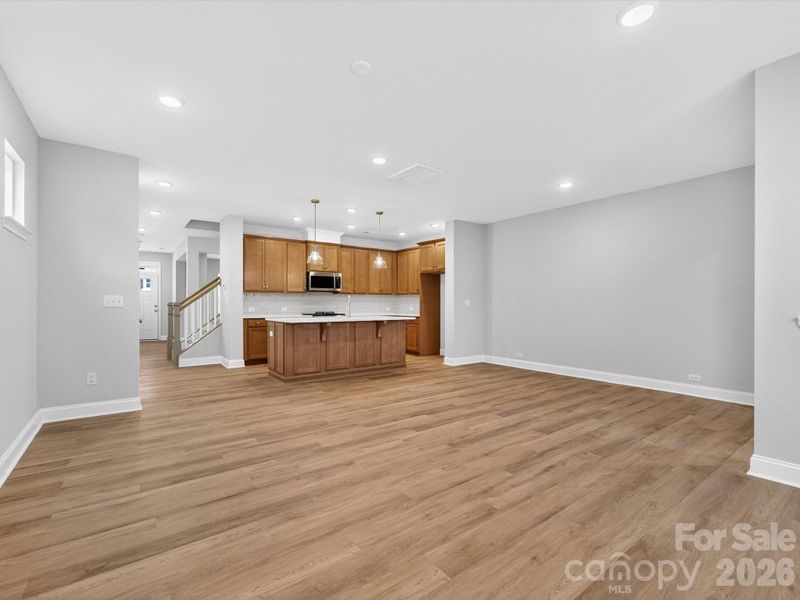 Spacious, unfurnished interior of a new home in North Creek Village, Huntersville (Image 25).