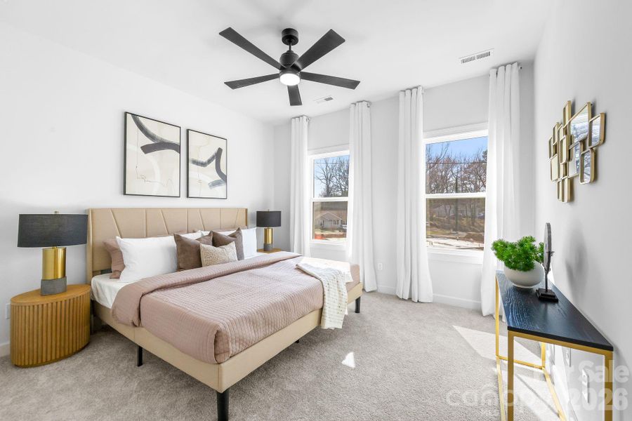 Furnished interior view inside a new home in , Charlotte (Image 33).