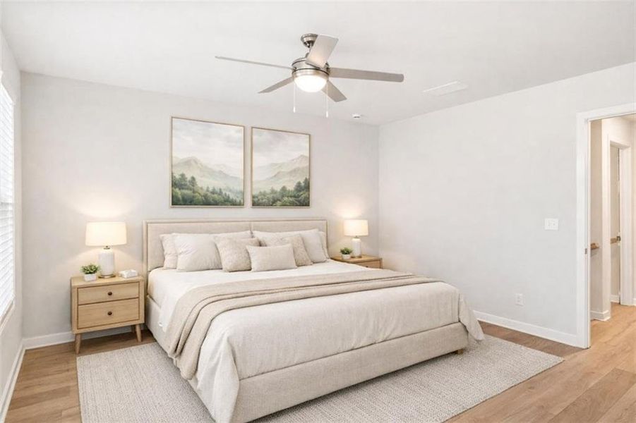 Furnished interior view inside a new home in , Fayetteville (Image 4).