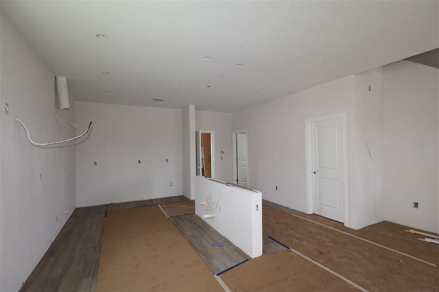 In-progress construction of a new home in Center Lake on the Park, St. Cloud, FL (Image 7).