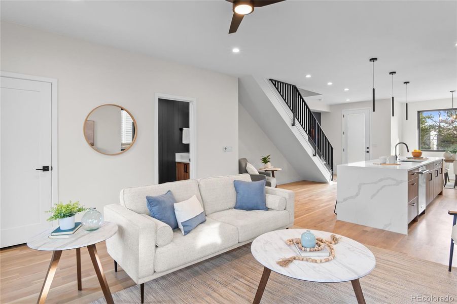 Furnished interior view inside a new home in , Englewood (Image 37). Furnished interior view inside a new home in , Englewood (Image 37).