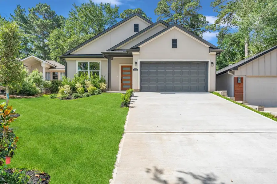 Front exterior of a new home in , Montgomery, TX, highlighting curb appeal (Image 1). Front exterior of a new home in , Montgomery, TX, highlighting curb appeal (Image 1).