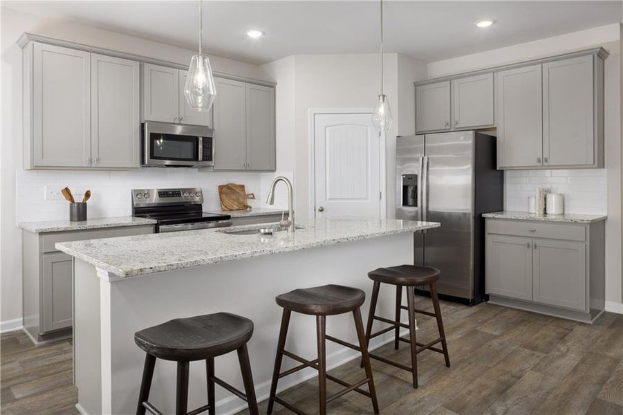 Furnished interior view inside a new home in , Gainesville (Image 11).