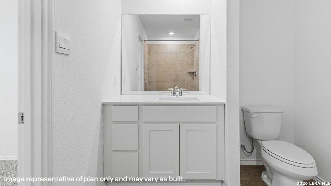 Furnished interior view inside a new home in Blue Ridge Ranch, San Antonio (Image 11).
