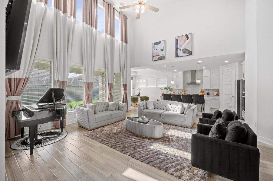 Furnished interior view inside a new home in McCrary Meadows, Richmond (Image 27).
