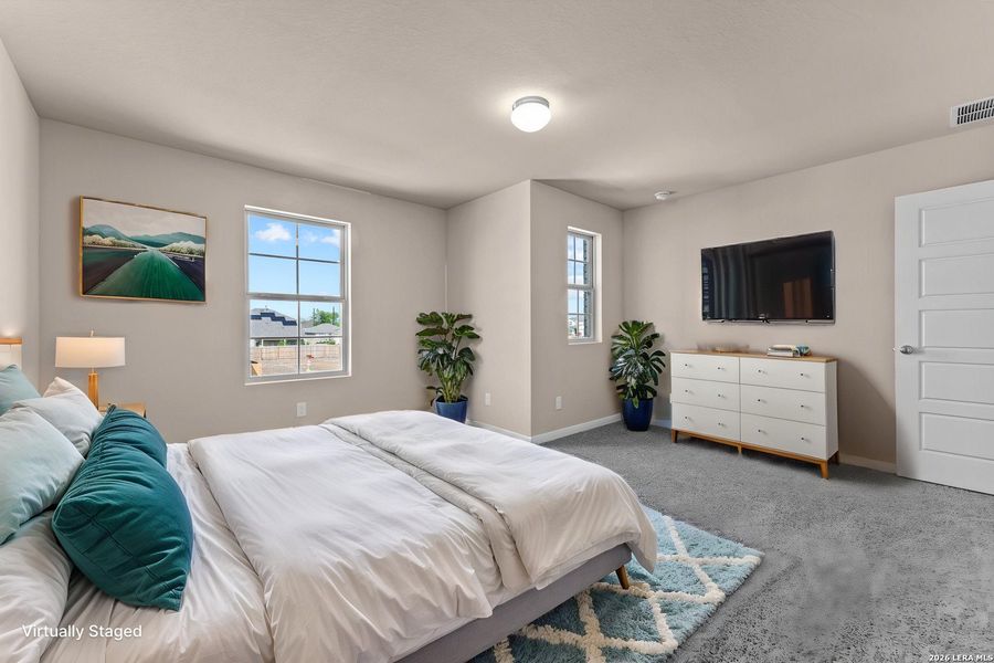Furnished interior view inside a new home in Greenspoint Heights, Seguin (Image 9).
