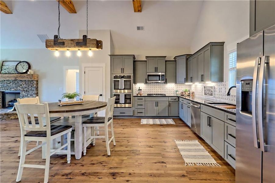 Furnished interior view inside a new home in , Hiawassee (Image 5).