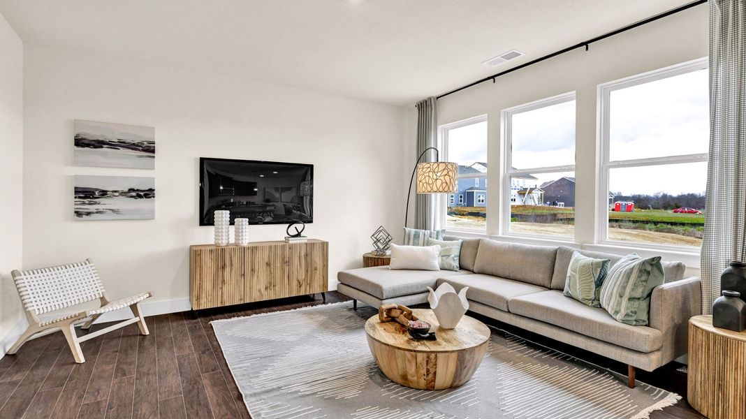 Representative furnished interior of a home built from the Darwin by D.R. Horton in Prairie Pass, Apison (Image 5).