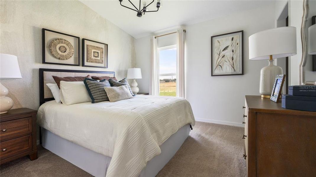 Furnished interior view inside a new home in Crosswinds, Haines City (Image 11).