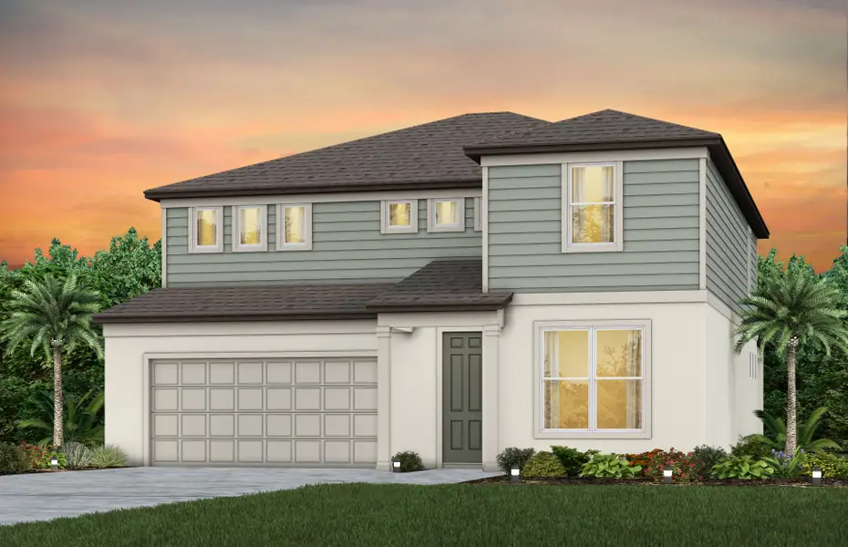 Representative exterior photo of a completed home built from the Wynfield by Pulte Homes in Seaire, Parrish, FL (Image 7).
