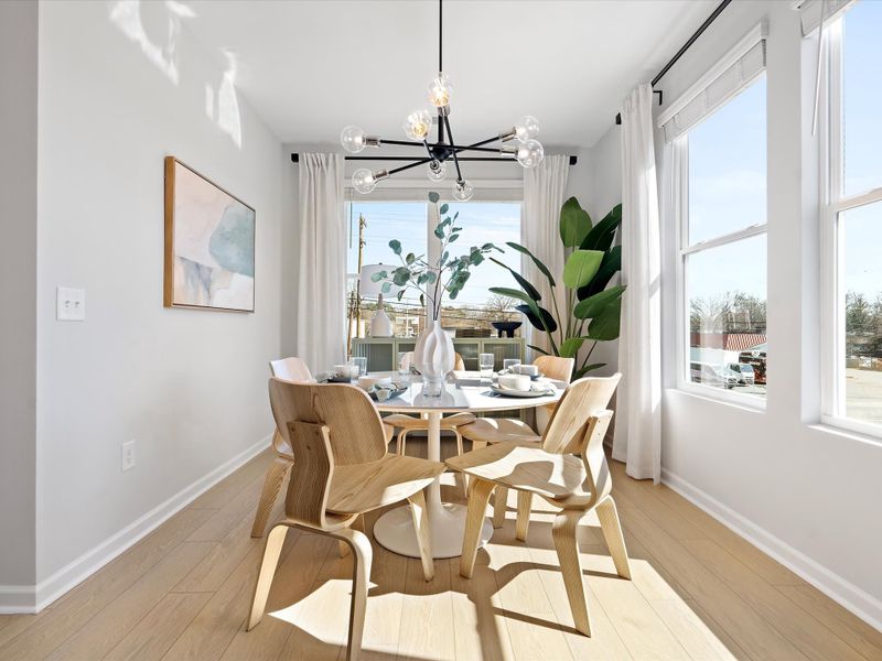 Furnished interior view inside a new home in Southmont, Charlotte (Image 10).